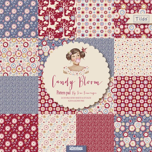 BLOC 24 CARTULINAS + RECORTABLES 30 X 30CM  Candy